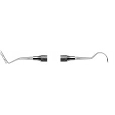 Stainless Steel Instrument Double-ended Explorer No.23-Probe Williams No.1 with empty handle